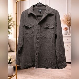 33 Calvin Klein Collection Men's Gray Shirt Jacket